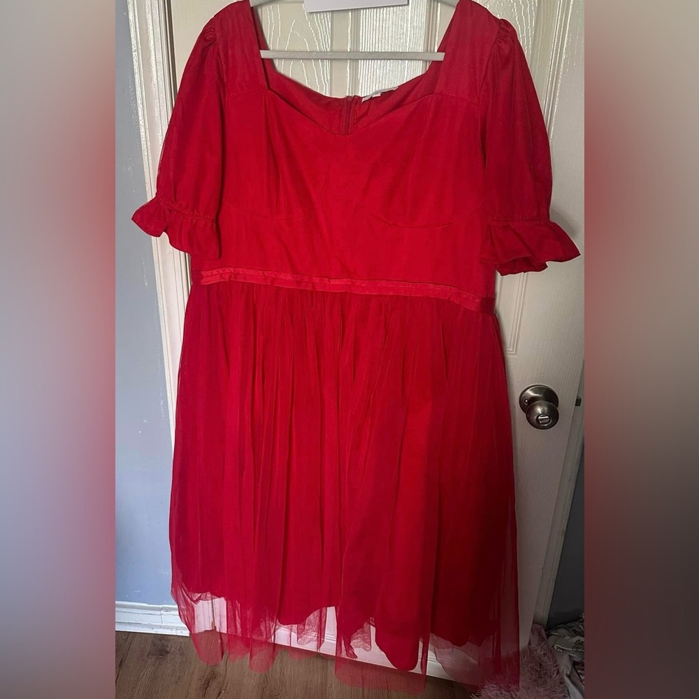 Ballerina Red Ivy City Co Dress